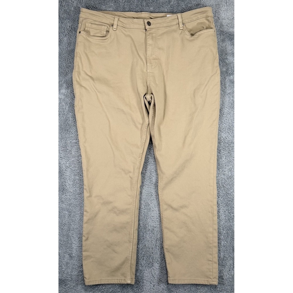 The‎ Perfect Jean NYC Denkhaki Jeans 42/30 Slim Fit Khaki Stretch Denim